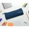 ESTUCHE PORTATODO LIDERPAPEL CLASSIC CILINDRICO ANCHO 210X70MM AZUL MARINO