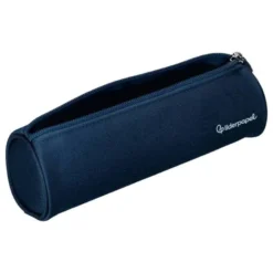 ESTUCHE PORTATODO LIDERPAPEL CLASSIC CILINDRICO ANCHO 210X70MM AZUL MARINO