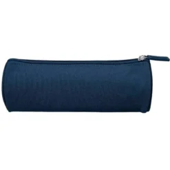 ESTUCHE PORTATODO LIDERPAPEL CLASSIC CILINDRICO ANCHO 210X70MM AZUL MARINO