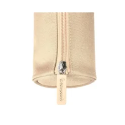 ESTUCHE PORTATODO LIDERPAPEL CLASSIC CILINDRICO ANCHO 210X70MM CREMA