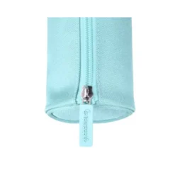 ESTUCHE PORTATODO LIDERPAPEL CLASSIC CILINDRICO ANCHO 210X70MM AZUL CELESTE