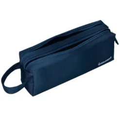 ESTUCHE PORTATODO LIDERPAPEL CLASSIC RECTANGULAR CON ASA 2 CREMALLERAS 210 X80MM AZUL MARINO