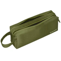 ESTUCHE PORTATODO LIDERPAPEL CLASSIC RECTANGULAR CON ASA 2 CREMALLERAS 210 X80MM VERDE MILITAR