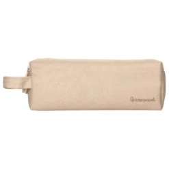 ESTUCHE PORTATODO LIDERPAPEL CLASSIC RECTANGULAR CON ASA 2 CREMALLERAS 210 X80MM CREMA
