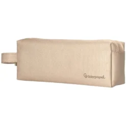 ESTUCHE PORTATODO LIDERPAPEL CLASSIC RECTANGULAR CON ASA 2 CREMALLERAS 210 X80MM CREMA