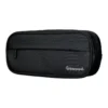 ESTUCHE PORTATODO LIDERPAPEL CLASSIC OVALADO 2 CREMALLERAS CON BOLSILLO DELANTERO 210X90MM NEGRO
