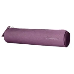 ESTUCHE PORTATODO LIDERPAPEL SLIM CILINDRICO 220X45MM MORADO EMPOLVADO