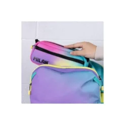 ESTUCHE PORTATODO MILAN CUADRADO 2 CREMALLERAS SUNSET 210X85X61 MM