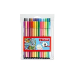 Estuche rotulador Stabilo pen 68 Neon 24 + 6 neón