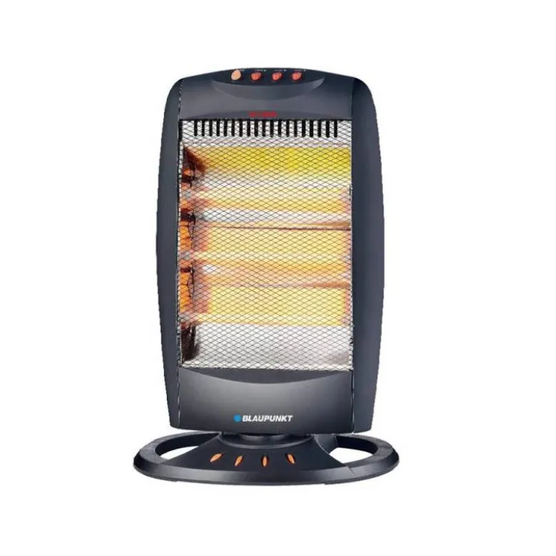 ESTUFA DE CUARZO BLAUPUNKT 1200W TRES NIVELES POTENCIA FUNCION OSCILANTE COLOR NEGRO