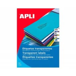 Etiqueta adhesiva Apli translúcidas de 48,5 X 25,4