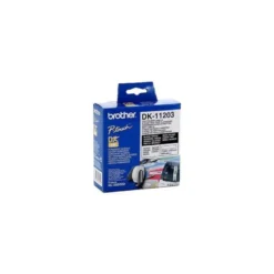 Etiqueta adhesiva brother dk11203 -tamaño 17x87 mm para impresoras de etiquetas QL -300 etiquetas-
