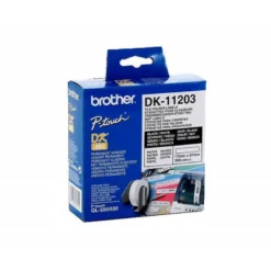 Etiqueta adhesiva brother dk11203 -tamaño 17x87 mm para impresoras de etiquetas QL -300 etiquetas-