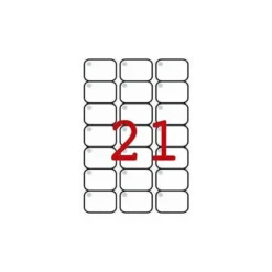 Etiqueta adhesiva marca apli 12328 63,5 x 38,1 mm