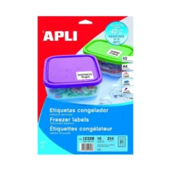 Etiqueta adhesiva marca apli 12328 63,5 x 38,1 mm