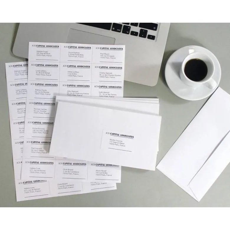 Etiqueta adhesiva marca Q-Connect para fotocopiadora laser ink-jet