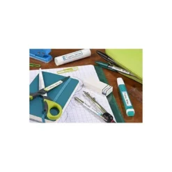 ETIQUETA AVERY PARA BOLIGRAFOS Y LAPICES AZUL Y VERDE 50X10 MM BLISTER DE 30 UNIDADES