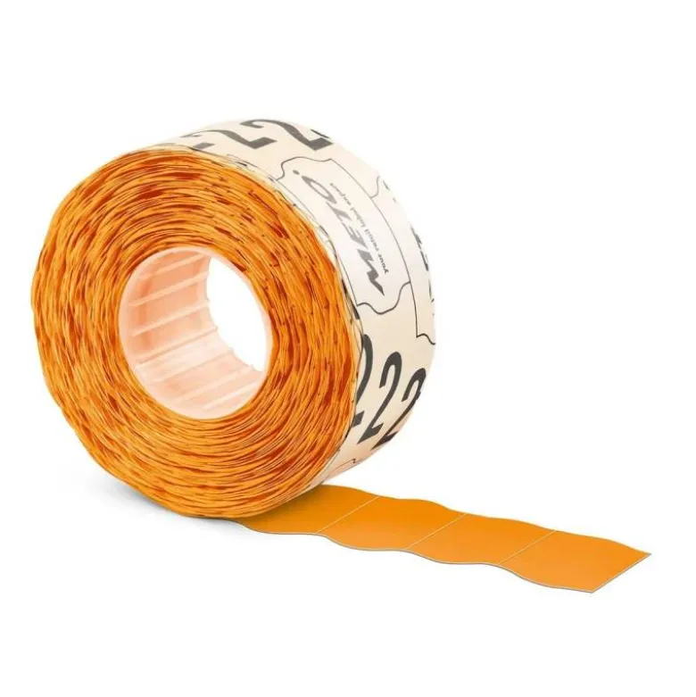 Etiquetas adhesivas onduladas Meto 2 rollos de 1500 etiquetas
