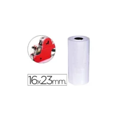 Etiquetas Q-Connect 16 x 23 mm lisa. Rollo 700 etiquetas de color blanco.