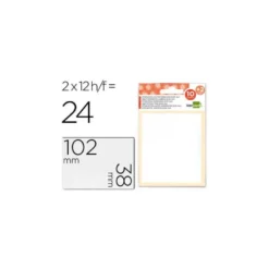 Etiquetas Adhesivas Liderpapel Obsequio 38 x 102 mm