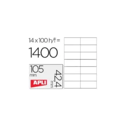 Etiquetas Adhesivas marca Apli 1277