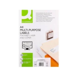 Etiquetas Adhesivas Q-Connect 96,5 x 42,3 mm