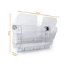 EXPOSITOR DE MURAL DURABLE FLEXIPLUS A4 HORIZONTAL DOBLE MAGNETICO TRANSPARENTE