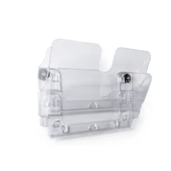 EXPOSITOR DE MURAL DURABLE FLEXIPLUS A4 HORIZONTAL DOBLE MAGNETICO TRANSPARENTE