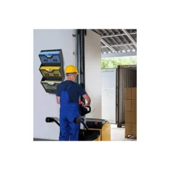 Expositor de pared de rejilla COLOR NEGRO Marca Cep