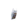 EXPOSITOR MURAL ARCHIVO 2000 DE PARED 3 BANDEJAS DIN A4 TRANSPARENTE 155X239X445 MM SEPARADORES MOVILES AJUSTABLES