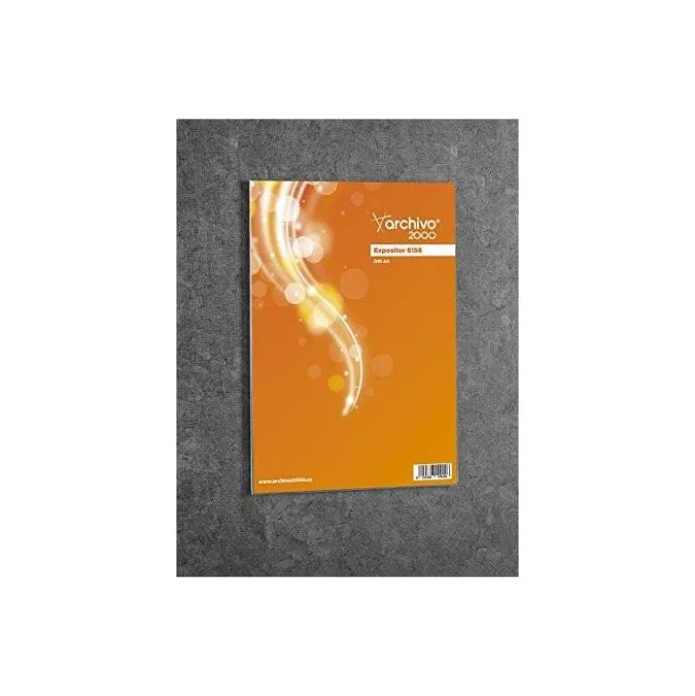 EXPOSITOR MURAL ARCHIVO 2000 PREMIUM POLIESTIRENO TRANSPARENTE CON ADHESIVO DIN A4 VERTICAL 210X300 MM
