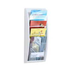Expositor mural Fast-Paperflow plastico color blanco