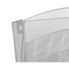 Expositor mural Q-Connect de pared. 5 bandejas Din A4 plateado 9,3x31,5x44 cm