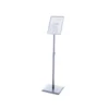 EXPOSITOR ROCADA DE SUELO MAGNETICO ROTATIVO 90 HORIZONTAL/VERTICAL ALTURA AJUSTABLE DIN A4