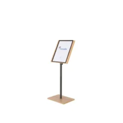 EXPOSITOR ROCADA DE SUELO SERIE NATURAL MAGNETICO ROTATIVO 360 ALTURA AJUSTABLE DIN A3