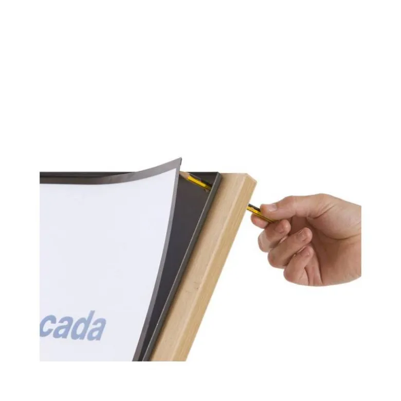 EXPOSITOR ROCADA DE SUELO SERIE NATURAL MAGNETICO ROTATIVO 360 ALTURA AJUSTABLE DIN A3
