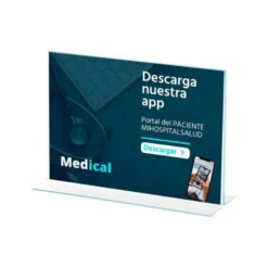EXPOSITOR SOBREMESA ARCHIVO 2000 EN FORMA DE T A4 HORIZONTAL 85X300X215 MM