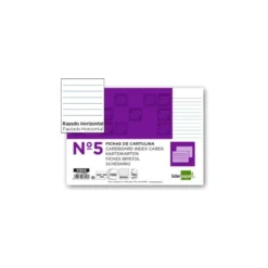 Ficha rayada marca Liderpapel N5