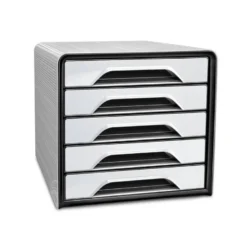 Fichero cajones CEP para 5 cajones color Blanco/Negro