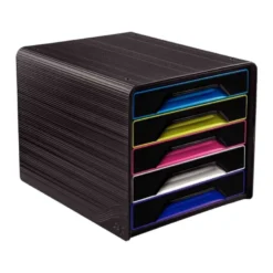 Fichero cajones CEP para 5 cajones color Multicolor/Negro