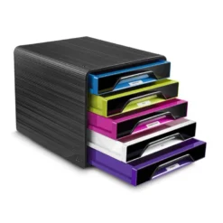 Fichero cajones CEP para 5 cajones color Multicolor/Negro