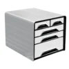 Fichero cajones CEP para 5 cajones mixtos color Blanco/Negro