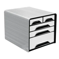 Fichero cajones CEP para 5 cajones mixtos color Blanco/Negro