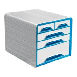 Fichero cajones CEP para 5 cajones mixtos color Blanco/Azul