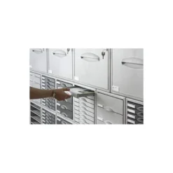Fichero cajones de sobremesa 8409c 356x316x303 mm 9 cajones color gris