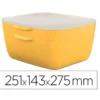 FICHERO CAJONES DE SOBREMESA LEITZ COSY 2 CAJONES AMARILLO