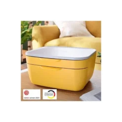 FICHERO CAJONES DE SOBREMESA LEITZ COSY 2 CAJONES AMARILLO