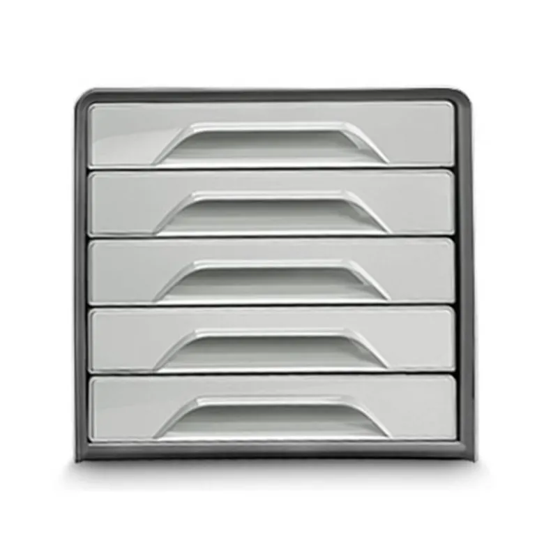FICHERO CAJONES DE SOBREMESA CEP SMOOVE 5 CAJONES COLOR GRIS 288X360X270 MM