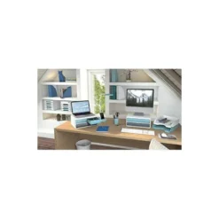 FICHERO CAJONES DE SOBREMESA CEP MOOV UP RECICLADO 80% CON CERRADURA 3 CAJONES COLOR AZUL/GRIS 275X369X146 MM