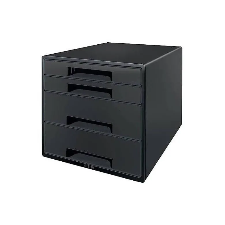 FICHERO CAJONES DE SOBREMESA LEITZ RECYCLE 4 CAJONES COLOR NEGRO 287X270X363 MM